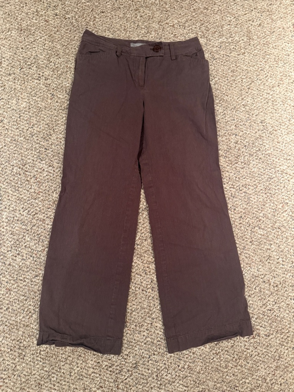 Ann Taylor Brown Wide-Leg Pants